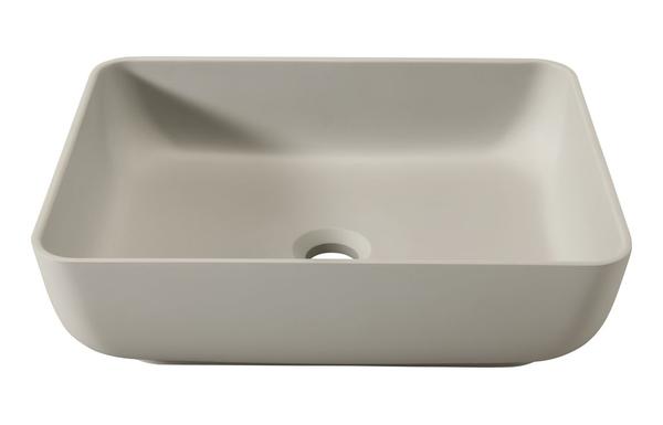 Abode Cava 450x350mm Tablet Basin - Pebble Grey